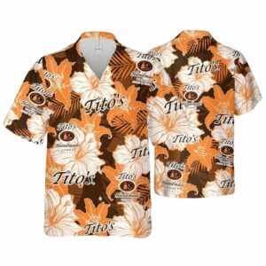 Tito's Flower Pattern Hawaiian Shirt
