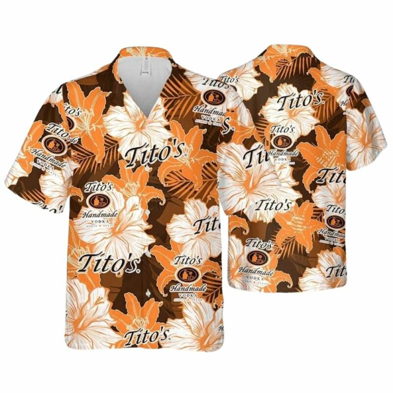 Titos flower pattern hawaiian shirt 1