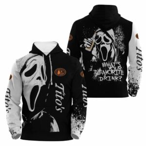 Tito's Ghostface Scream Halloween All Over Print Hoodie