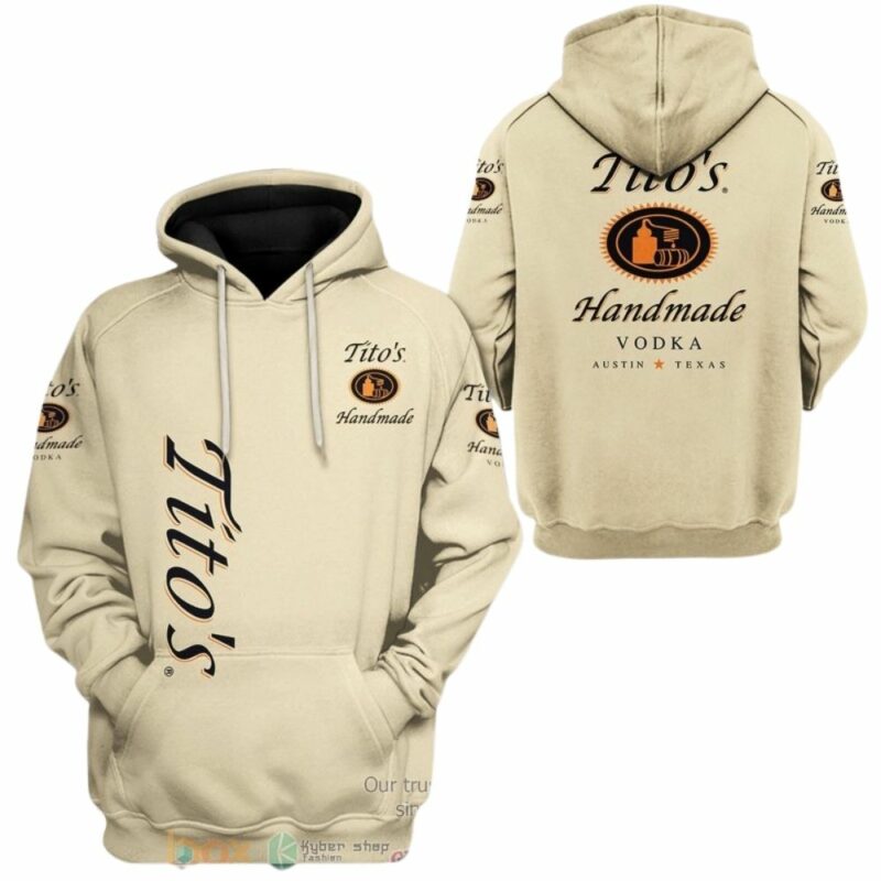 Titos handmade vodka logo in my heart 3d hoodie 1