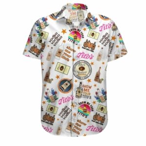 Tito's Handmade Vodka Pattern Hawaiian Shirt