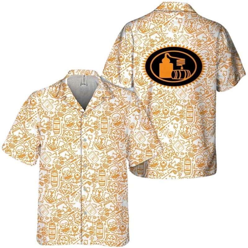 Titos summer doodle art hawaiian shirt 1