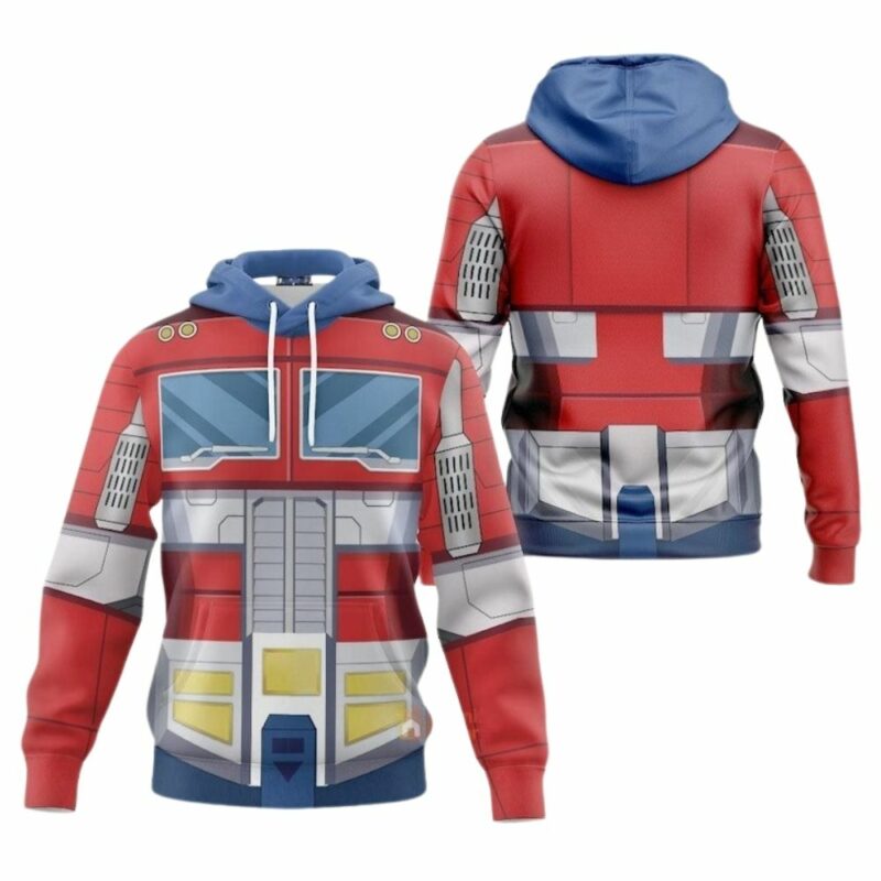 Transformers optimus costume 3d hoodie 1