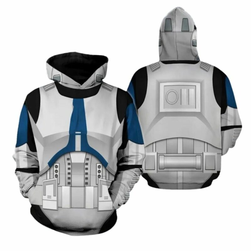 Trooper star wars costume 3d hoodie 1