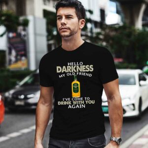 Tullamore Dew Irish Whiskey Hello Darkness My Old Friend 4 T Shirt