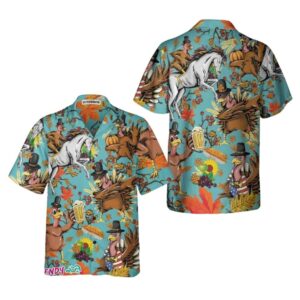 Turkey For Thanksgiving Funny Thanksgiving Hawaiian Shirt