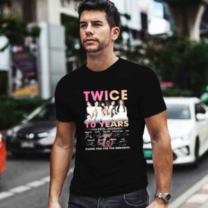 Twice 10 Years 2015 2025 Thank You For The Memories 0 T Shirt