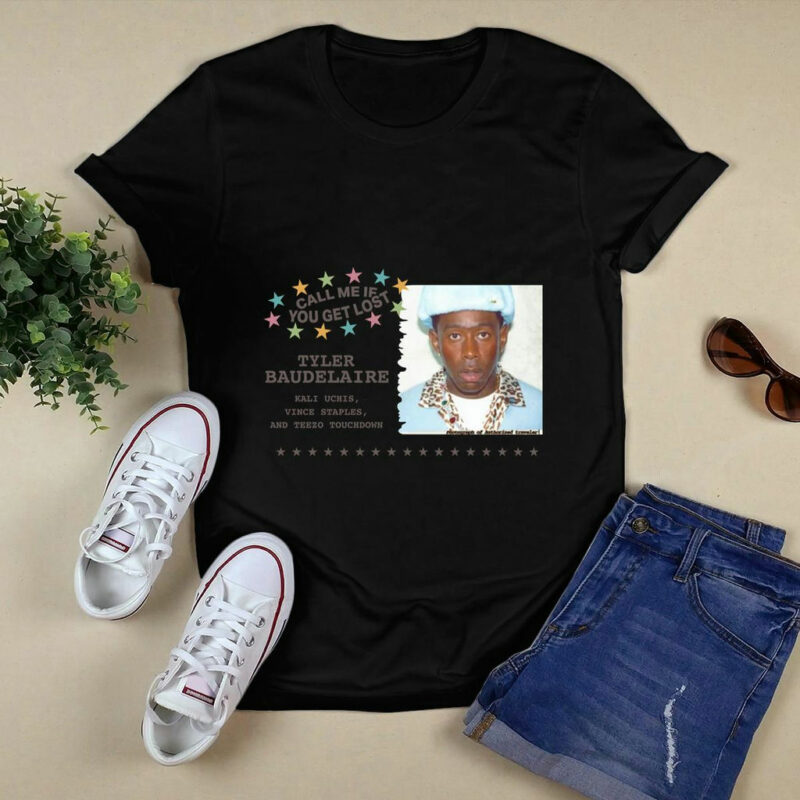 Tyler The Creator Staples Uchis Tezzo Lost Tour 2022 Front 4 T Shirt