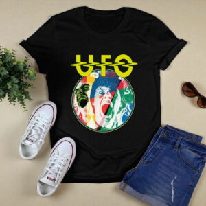 Ufo Strangers In The Night Album Cover 1979 front 4 T Shirt