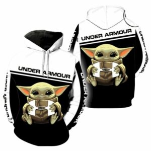 Under Armour Baby Yoda Star Wars All Over Print Hoodie