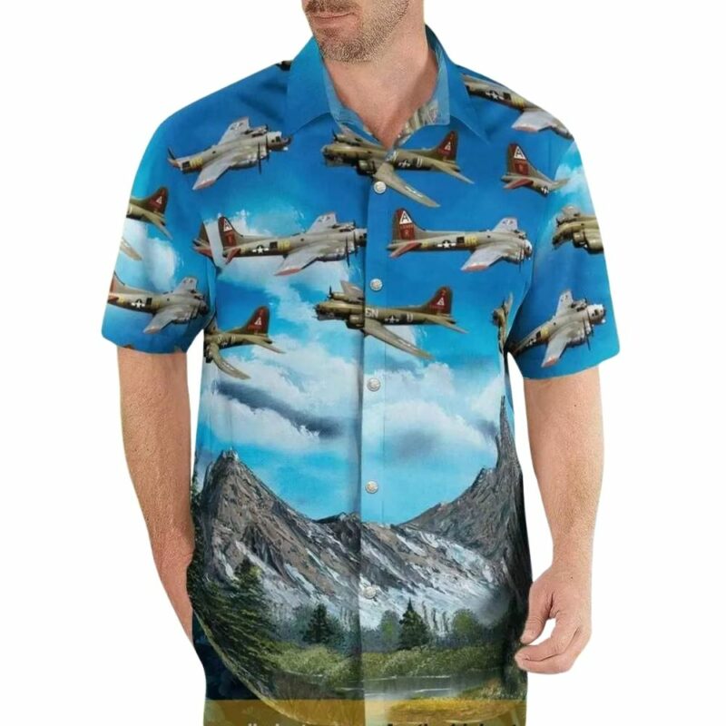 United states army air forces boeing b hawaiian shirt 17 flying fortress hawaiian shirt 1
