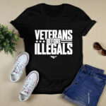 Veterans Before Illegals 3 T Shirt