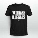 Veterans Before Illegals 4 T Shirt