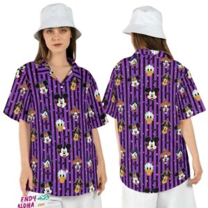 Villains Mickey Friends Not So Scary Halloween Party Hawaiian Shirt