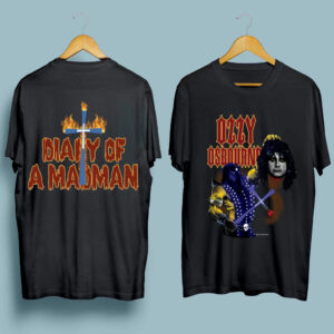 Vintage 1982 Diary Of A Madman Ozzy Osbourne front 4 T Shirt