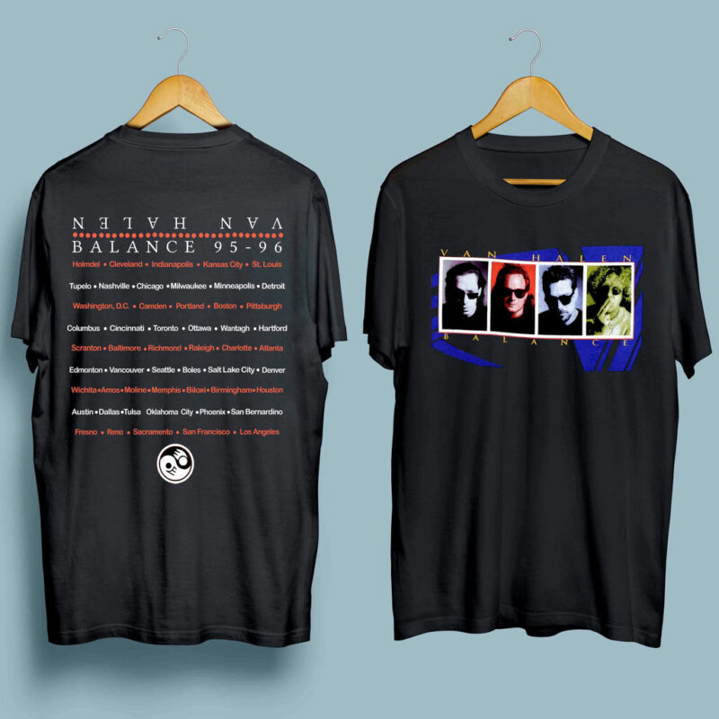 Vintage 1995 Van Halen Balance Tour 4 T Shirt