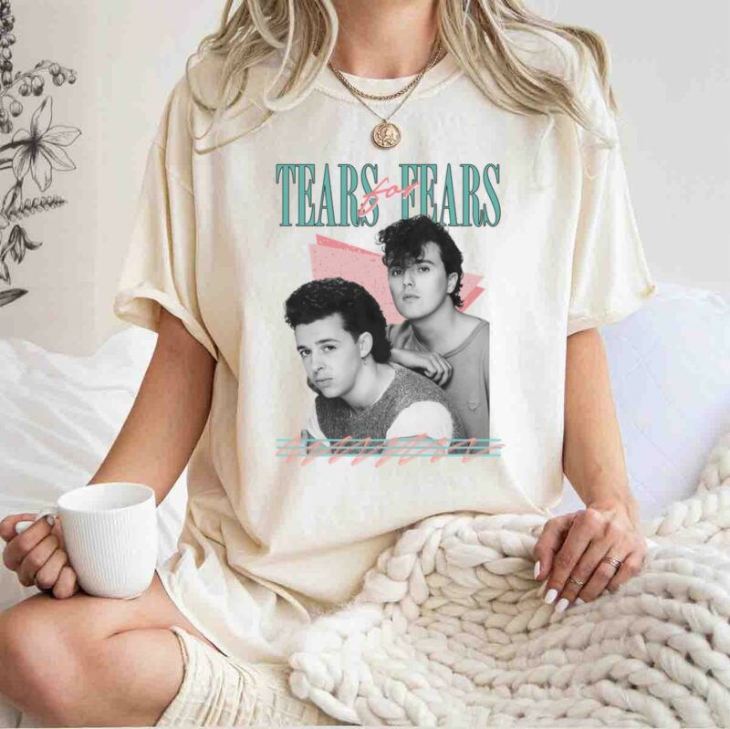 Vintage Faded Style 80S Tears For Fears Design 5 T Shirt