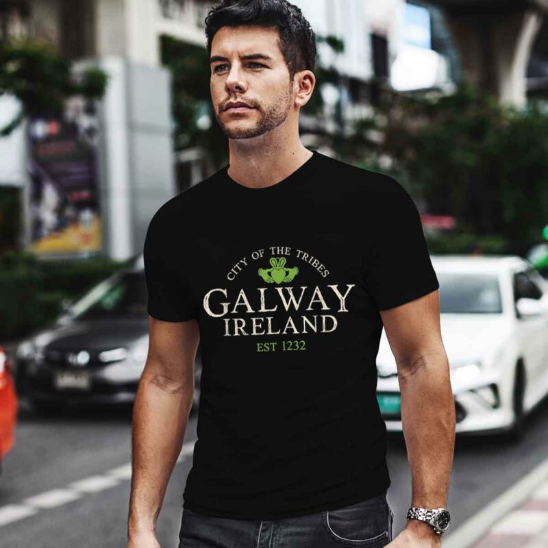 Vintage Irish Souvenir Gifts Claddagh Galway Ireland 0 T Shirt