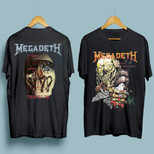 Vintage Megadeth Peace Sells Tour 87 88 front 4 T Shirt