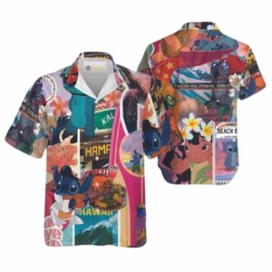 Vintage Lilo And Stitch 2025 Youre My Ohana Aloha Summer Beach Hawaiian Shirt
