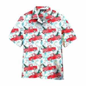Vintage Truck Winter Christmas Hawaiian Shirt