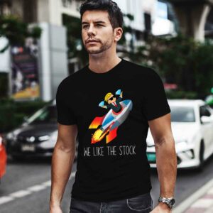 Wallstreetbets Wsb Rocket Ship To The Moon We Like The Stock 0 T Shirt