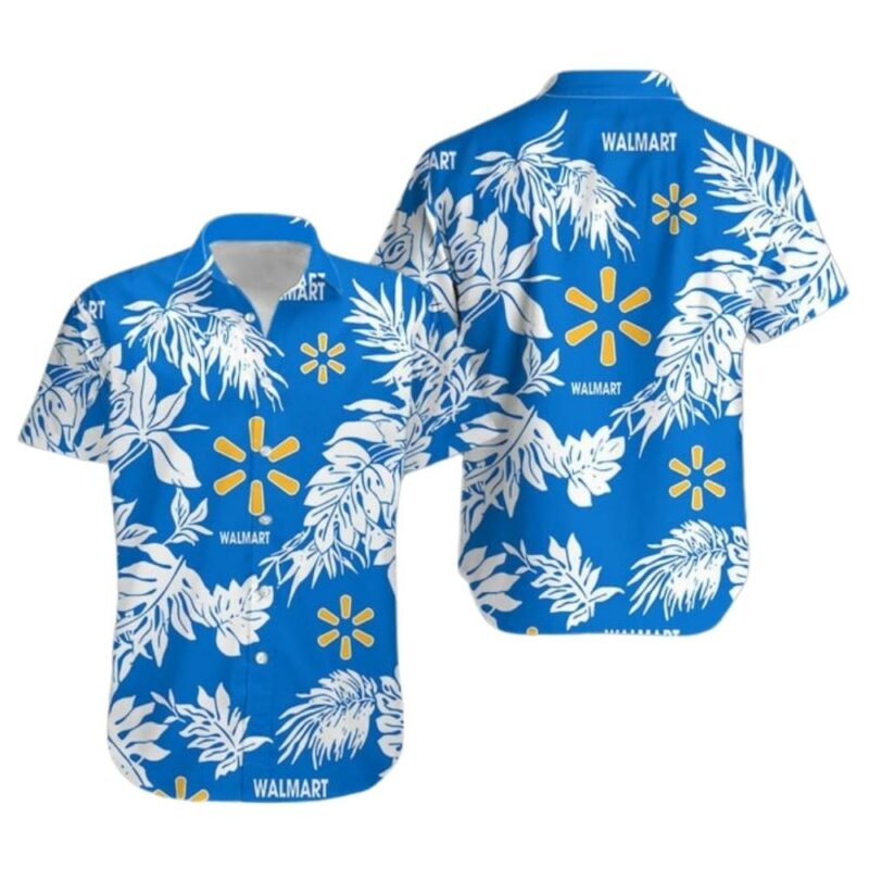 Walmart floral flower pattern tropical hawaiian shirt 1