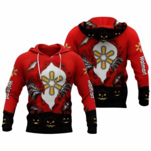 Walmart Halloween Pumpkins All Over Print Hoodie