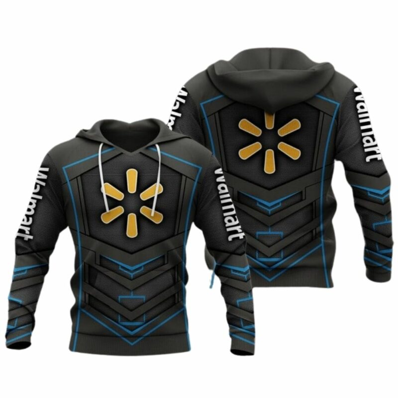 Walmart logo black funny 3d hoodie 1