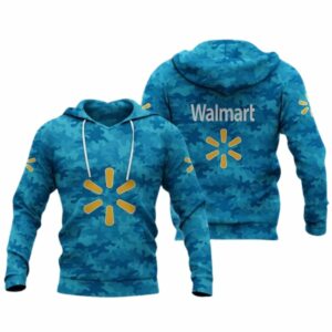 Walmart Logo Camouflage All Over Print Hoodie