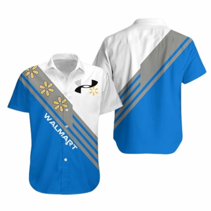 Walmart with logo under armour hawaiian shirt 1