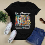 Walt Disney World 53Rd Anniversary 1971 2024 Thank You for the Memories 3 T Shirt