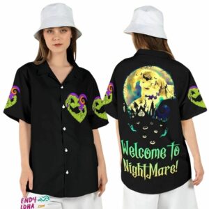 Welcome To Oogie Boogie Nightmare Halloween Disney Hawaiian Shirt