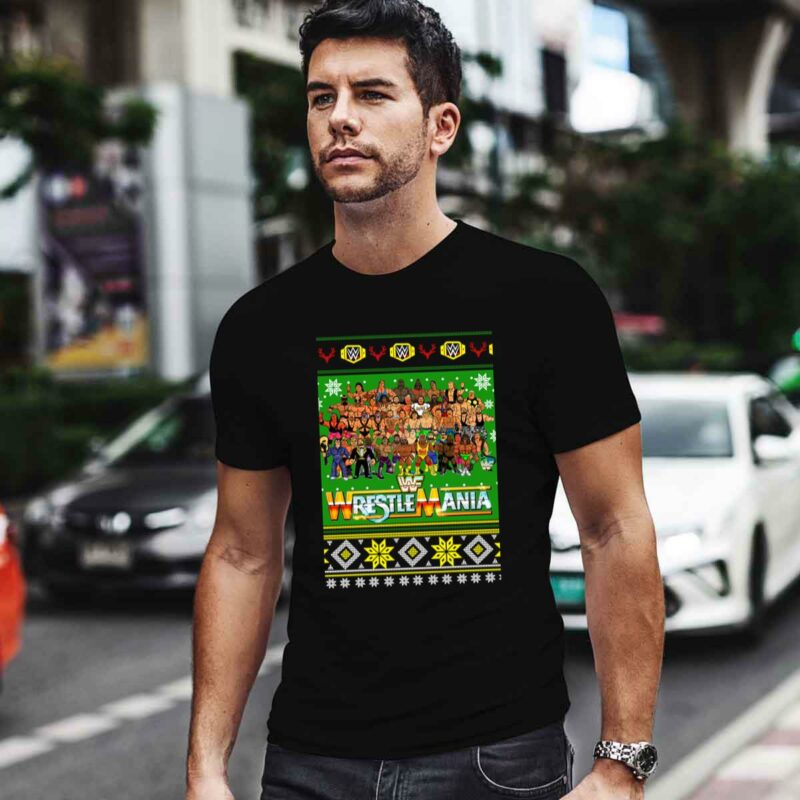 Wrestlemania 3D Christmas 0 T Shirt