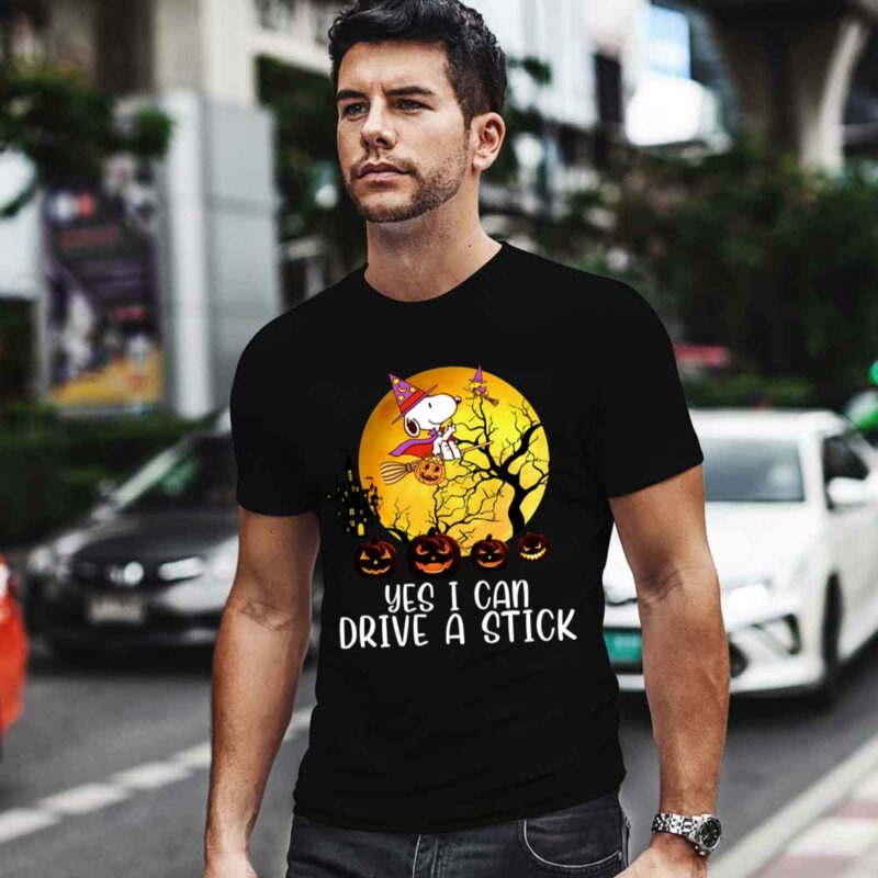Yes I Can Drive A Stick Snoopy Halloween 0 T Shirt
