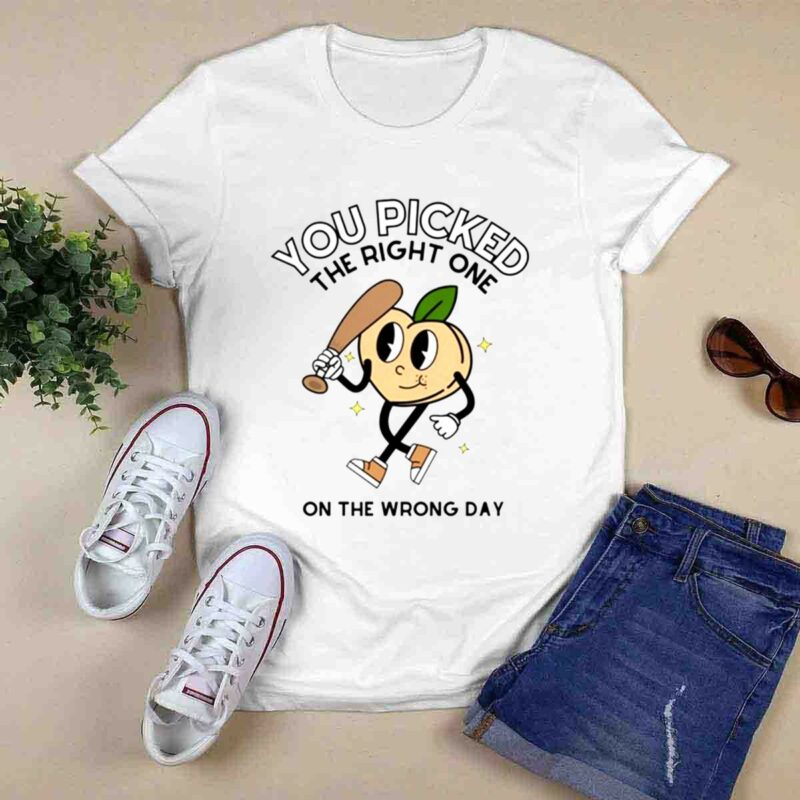 You Picked The Right One On The Wrong Day 0 T Shirt