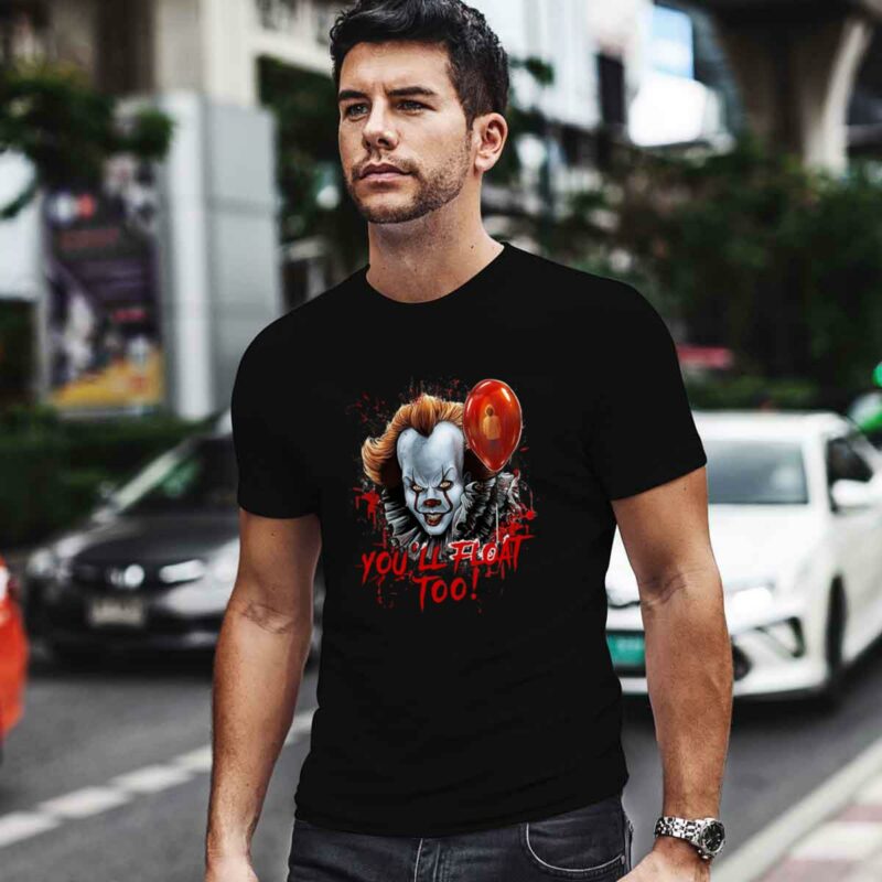 Youll Float Too It Pennywise The Clown Halloween 0 T Shirt