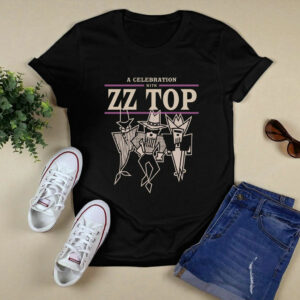ZZ Top Tour A Celebration With Zz TOP front 4 T Shirt