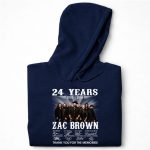 Zac Brown 24 Years Thank You For The Memories 7 Hoodie.jpg