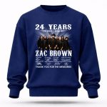 Zac Brown 24 Years Thank You For The Memories 8 Sweatshirt.jpg